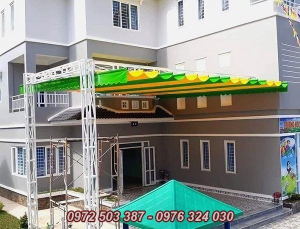 Mái xếp lượn sóng Mái xếp lượn sóng quận long biên